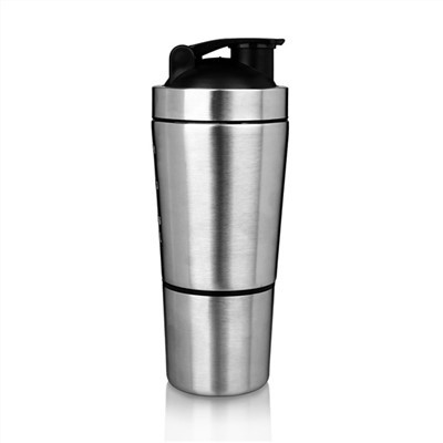 Hot Prodaja 750ml / 25oz moda iz nerjavečega jekla Shaker Bottle Z Bottom Storage